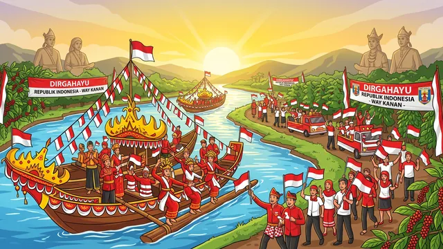 Ucapan Hari Kemerdekaan Republik Indonesia — Way Kanan