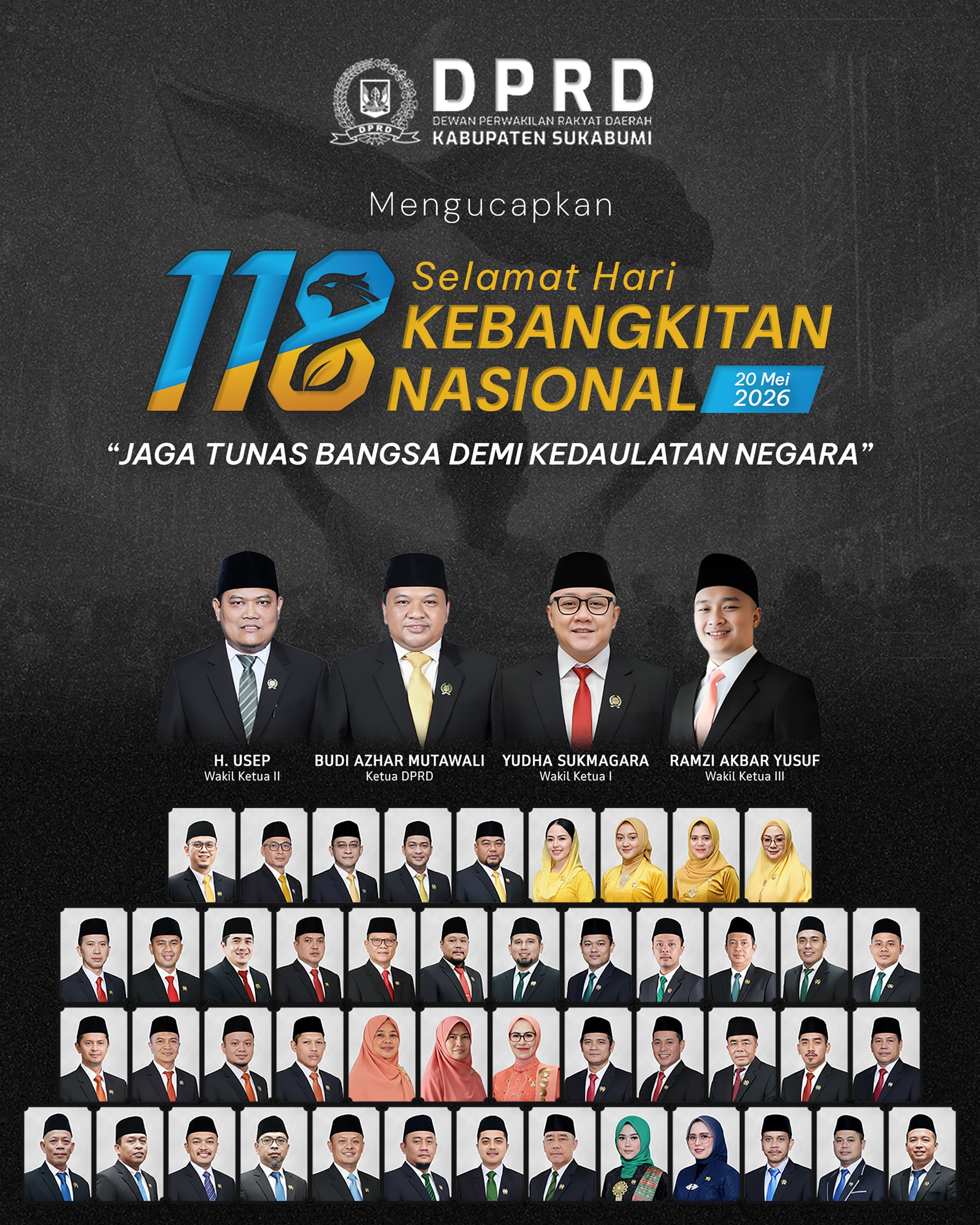 DPRD KAB SUKABUMI PERINGATI HARI KEBANGKITAN NASIONAL KE-118 TAHUN 2026