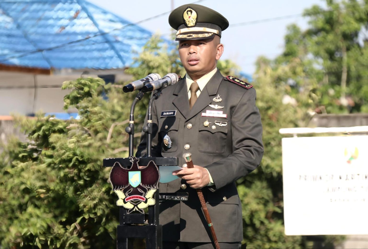 Peringati Hari Lahir Pancasila, Dandim 0429/Lamtim Ajak Prajurit Jadi Garda Terdepan NKRI
