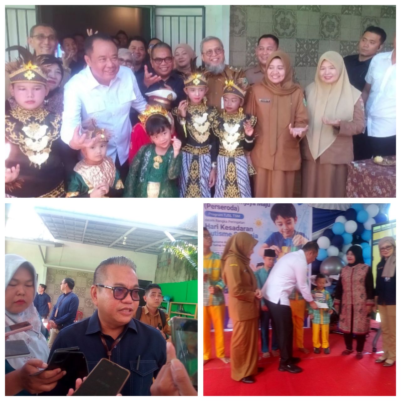 TSM Serahkan Bantuan Sosial Untuk Anak Autis Guna Dukung Peran Pendidikan Di Sumsel