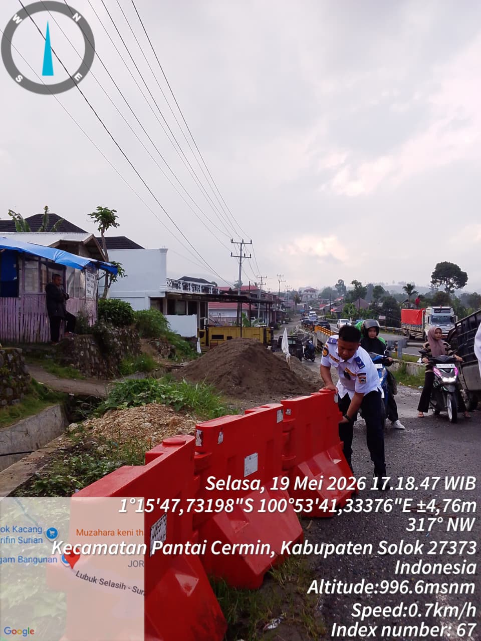 Pemkab Solok Ambil Langkah Cepat Atasi Titik Rawan di Jembatan Kutianyie