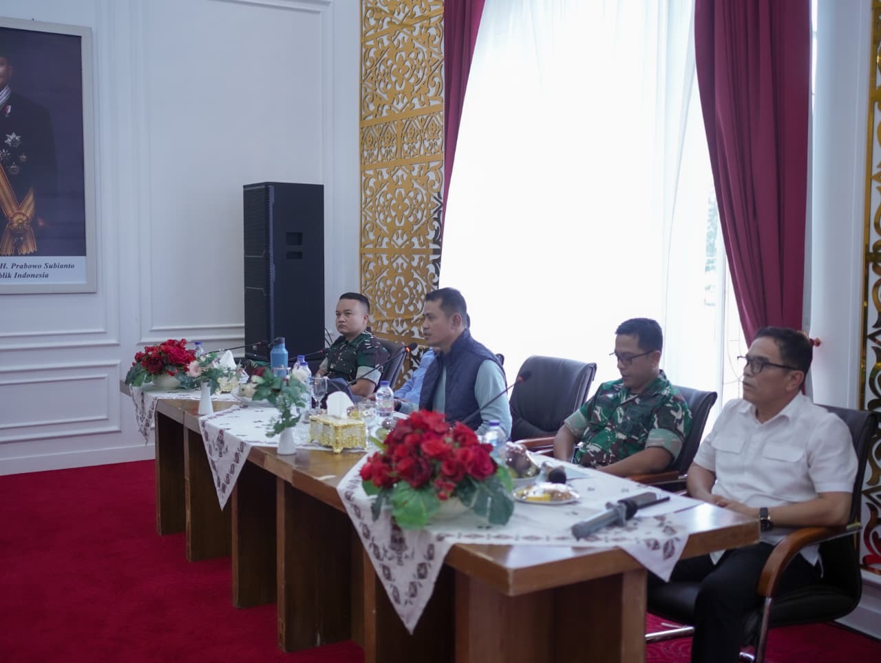 Sumatera Barat Kabupaten Solok Pertemuan Kedua Dua Kepala Daerah, Jon Firman Pandu dan Eka Putra Sepakati Dukungan Pembangunan Batalyon TP 951