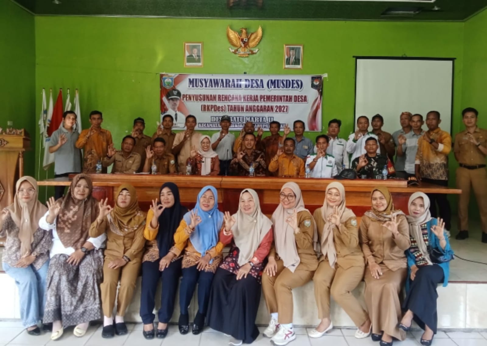 Musyawarah Desa Di Desa Batumarta ll untuk Penyusunan RKPdes Tahun 2027, Berlangsung Sukses